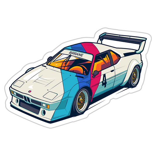 BMW M1 Pro Car Sticker