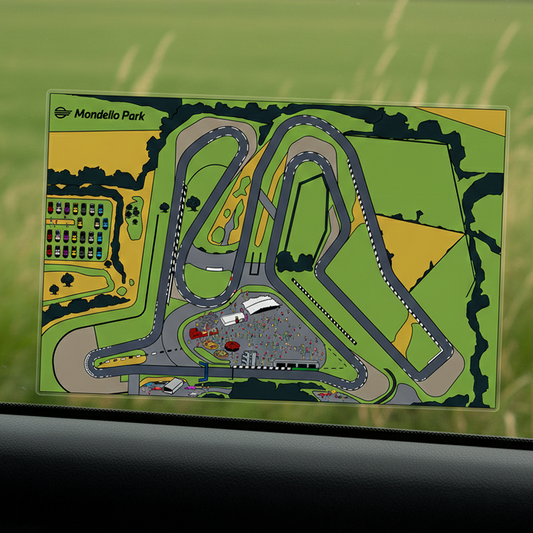 Mondello Park Cartoon Map Sticker