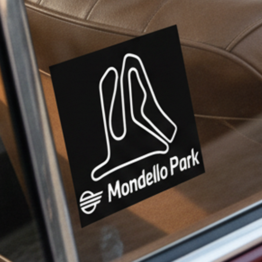 Mondello Park Track Sticker – White