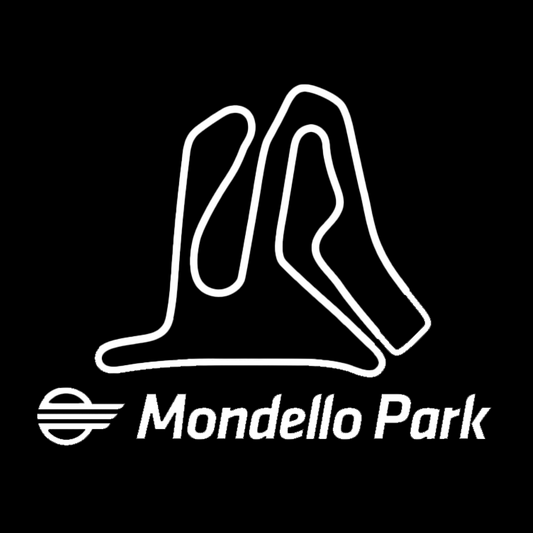 Mondello Park Track Sticker – White