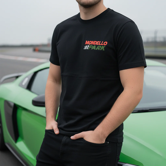 Mondello Park Retro T-Shirt - Black
