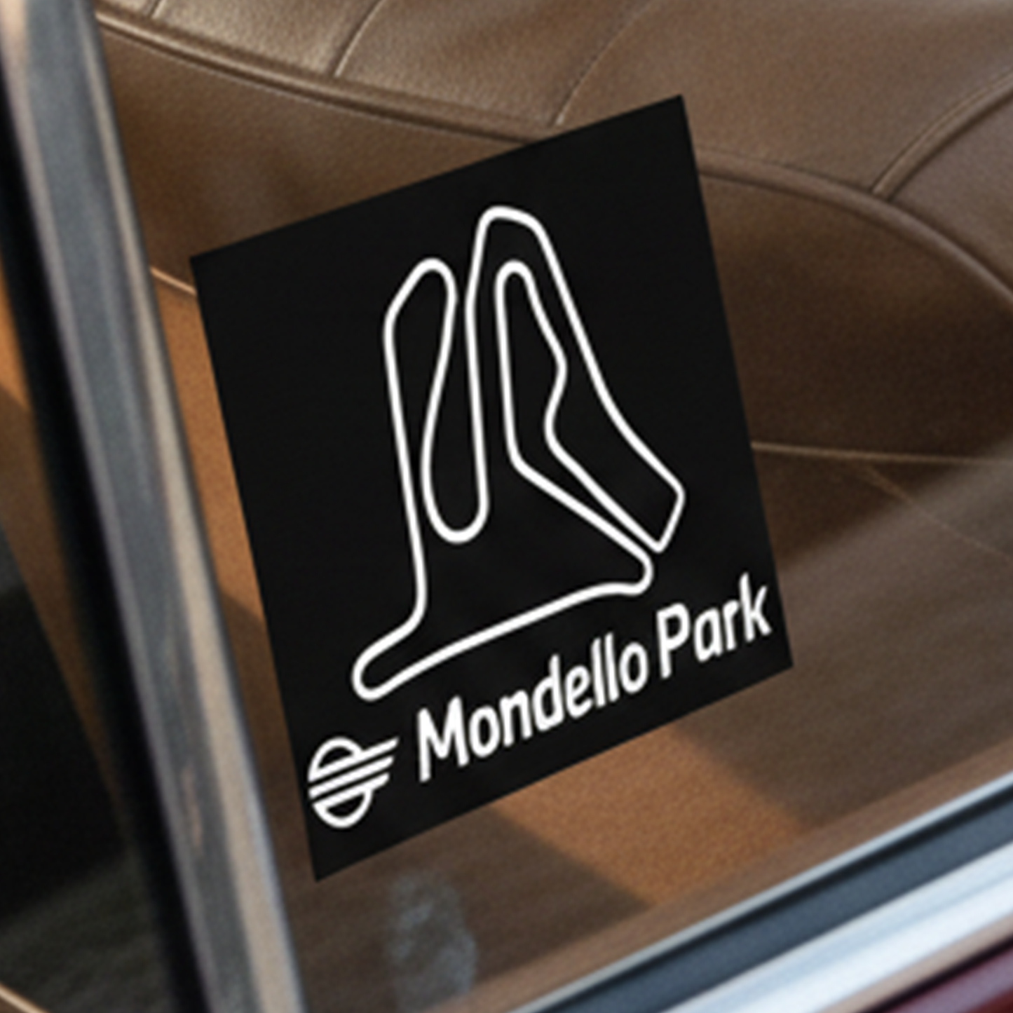Mondello Park Track Sticker – White
