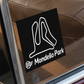 Mondello Park Track Sticker – White